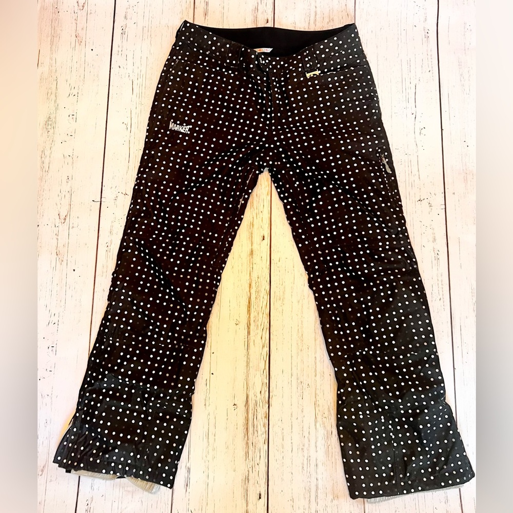 Marker Snow Ski Snowboard Women’s 12 Insulated Polka Dots Print Pants ⛷️🏂